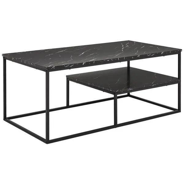 Măsuță De Cafea din metal, material pe bază de lemn, 110/60/45 cm