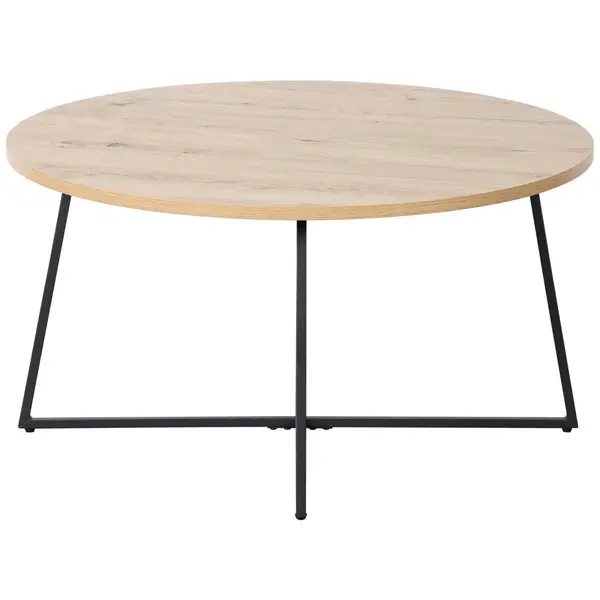 Măsuță De Cafea din metal, material pe bază de lemn, 80/80/42 cm
