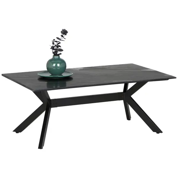 Măsuță De Cafea din metal, piatră, 115/70/45 cm