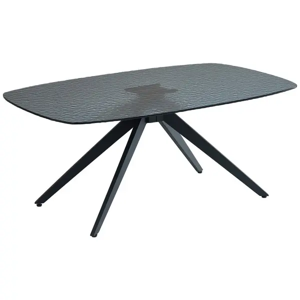 Măsuță De Cafea din metal, sticlă, 110/70/44 cm