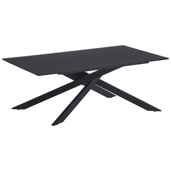 Măsuță De Cafea din metal, sticlă, 115/65/42 cm