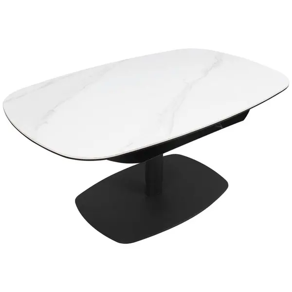 Măsuță De Cafea din metal, sticlă, ceramică, 110/70/50-75 cm