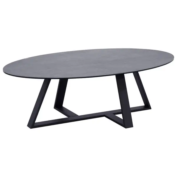Măsuță De Cafea din metal, sticlă, ceramică, 120/70/38 cm