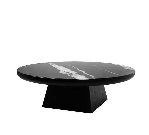Masuta de cafea DROVER Ø100 x 30 CM - Negru
