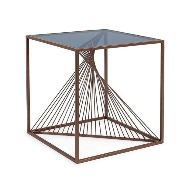 Masuta de cafea ESPIRAL 48 x 51 CM - Maro