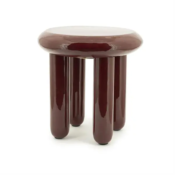Masuta de cafea FINORE Ø43 x 45 CM - Visiniu