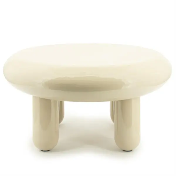 Masuta de cafea FINORE Ø70 x 35 CM - Beige