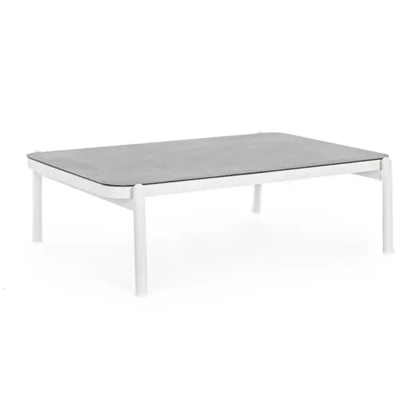 Masuta de cafea FLORENCIA 120 x 75 CM Alb - Alb