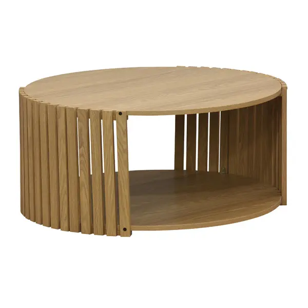 Masuta de cafea Heavenly MDF culoare lemn, Natural, D83x38 cm