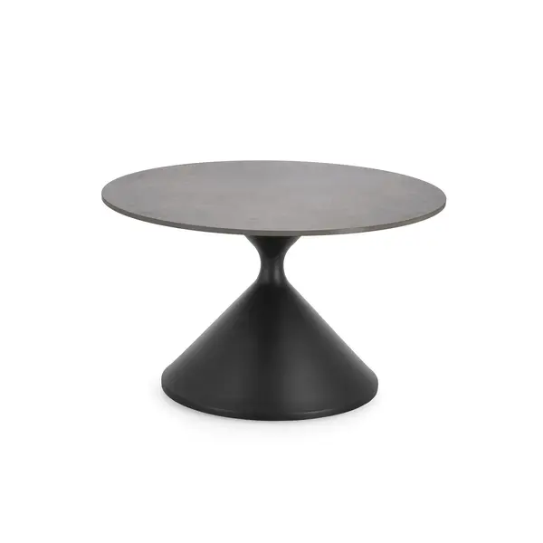 Masuta de cafea JOONA BLACK Ø70 x 40 CM - Grey