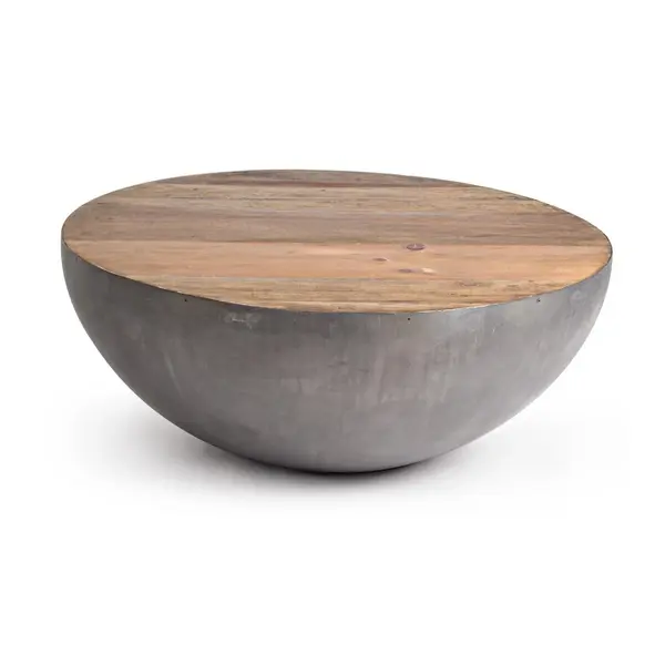 Masuta de cafea LANCASTER GREY Ø90 x 38 CM - Grey