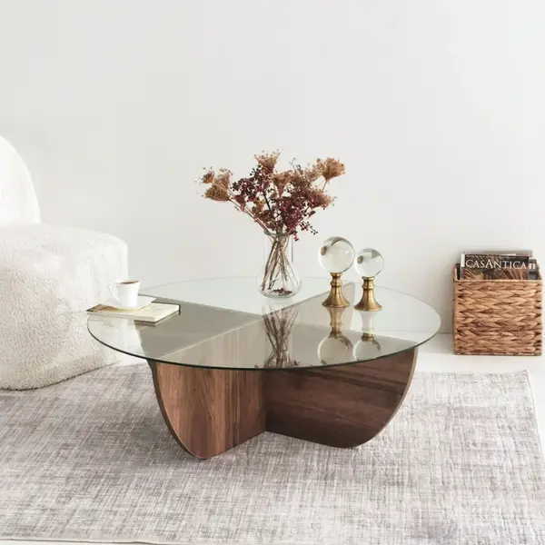 Masuta de Cafea Lily Walnut