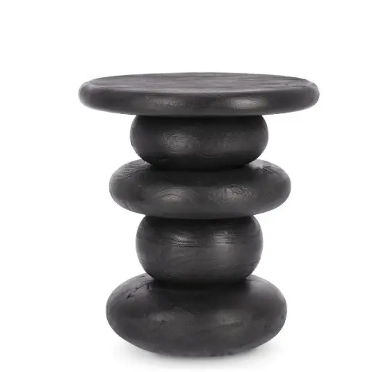 Masuta de cafea LOPEZ Ø40 x 45 CM - Negru