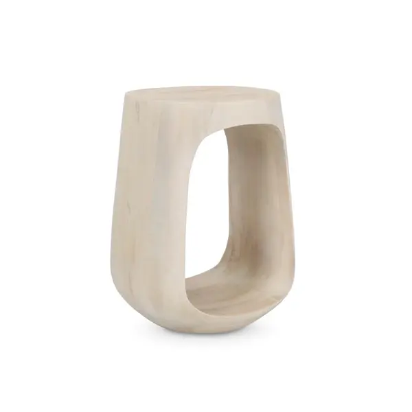 Masuta de cafea LOPEZ NATURAL Ø33 x 45 CM - Beige