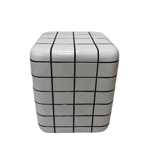 Masuta de cafea MAPLOR 33 x 41 CM - Alb