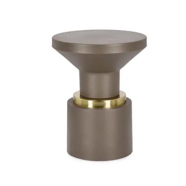 Masuta de cafea MUDIT MUD Ø35 CM - Taupe