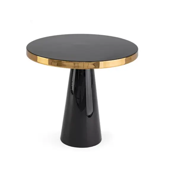 Măsuță de cafea NANDIKA BLACK Ø51 cm - Default Title