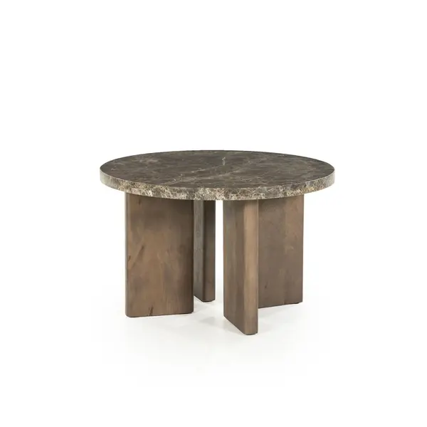 Masuta de cafea NOLENI Ø60 x 38 CM - Maro