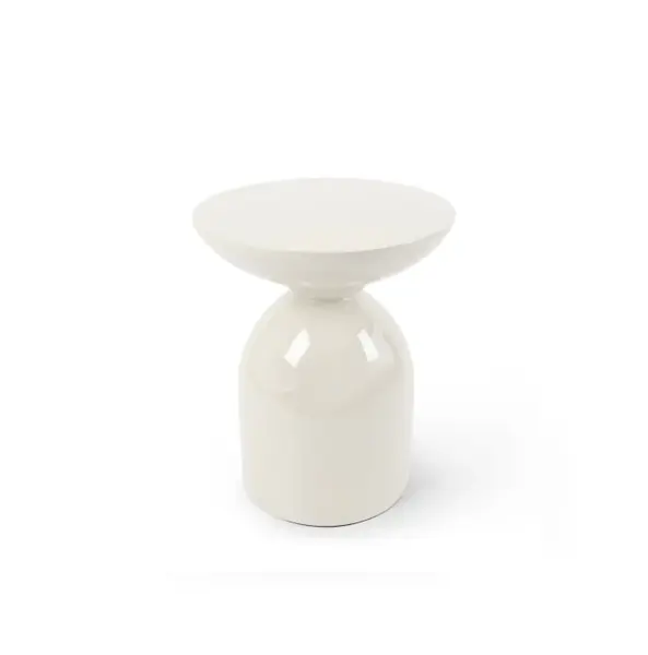 Masuta de cafea NORLAN Ø40 x 50 CM - Cream