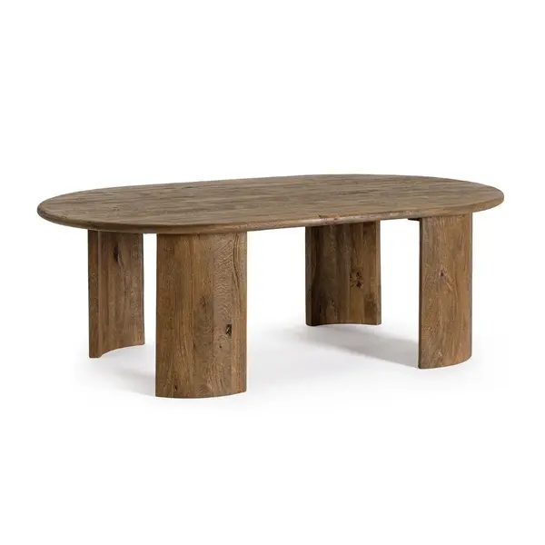 Masuta de cafea ORLANDO OVAL 130 x 80 x 45 CM - Lemn