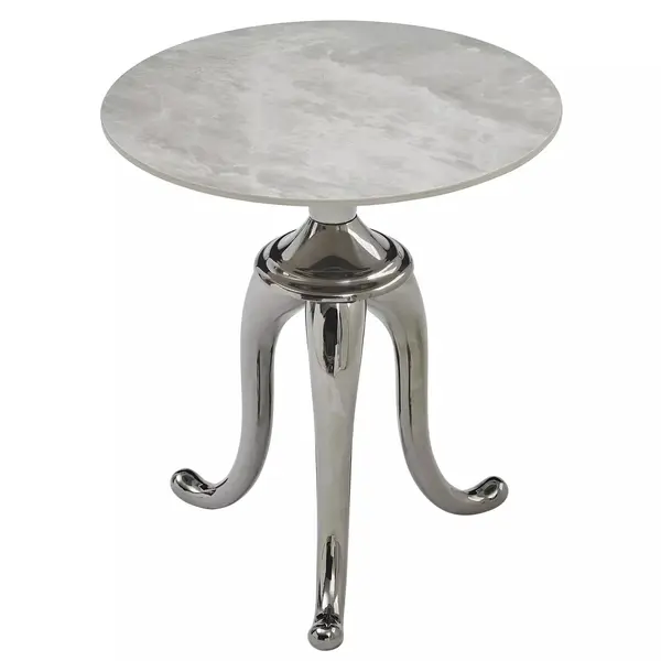 Masuta de cafea ORLINO Ø48 x 55 CM - Alb