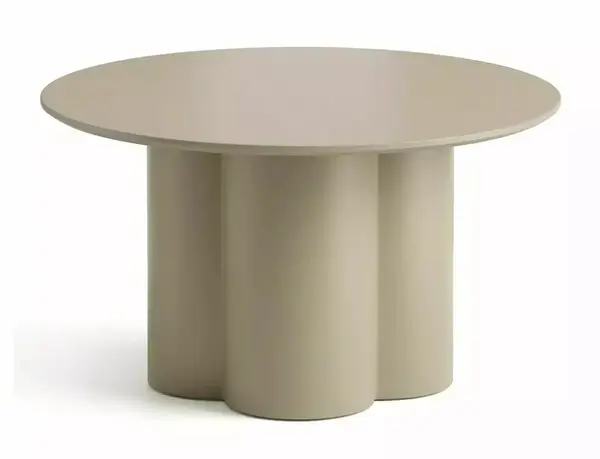 Măsuță de cafea Rosalia bej închis mat ø80/h45 cm