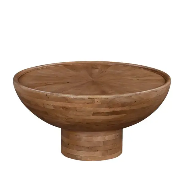 Masuta de cafea TIRENO Ø80 x 40 CM - Lemn