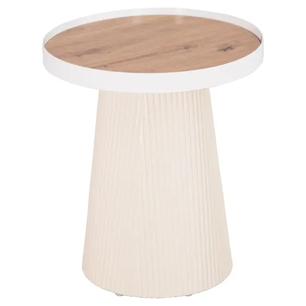 Masuta de cafea TOWER Φ45x51 CM - Alb