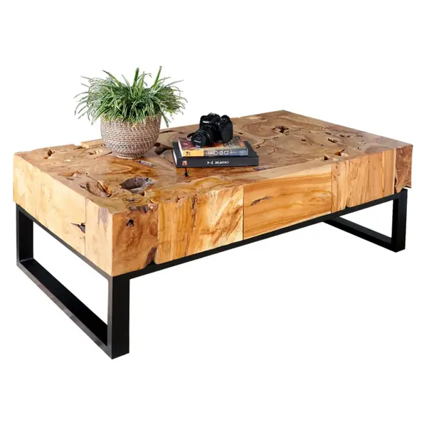 Masuta de cafea TURINGA WOOD 120 x 70 x 48 CM - Default Title