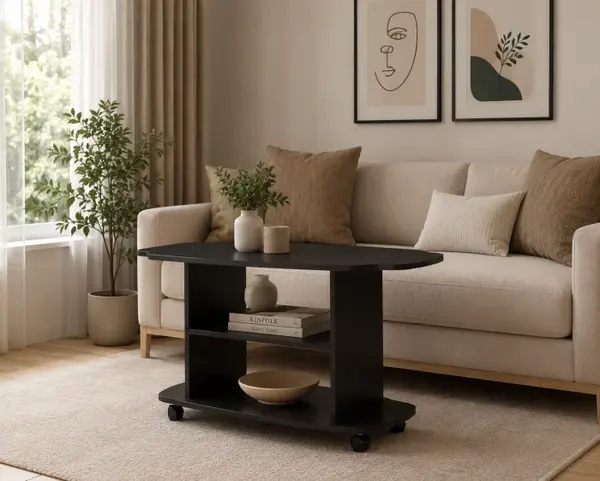 Masuta De Cafea Twist Ro Wenge 100x60x54 cm