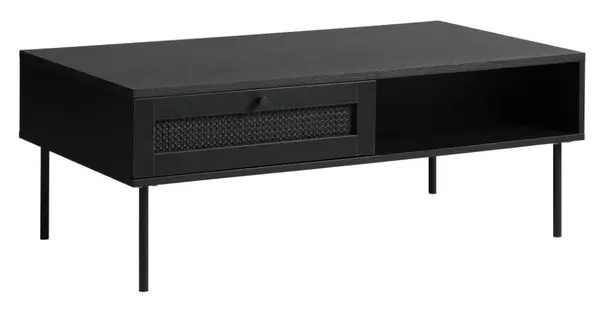 Masuta de cafea VAROLA 110 x 60 x 42 CM - Negru