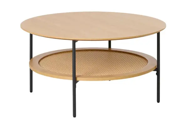 Masuta de cafea VAROLA Ø80 x 40 CM - Lemn