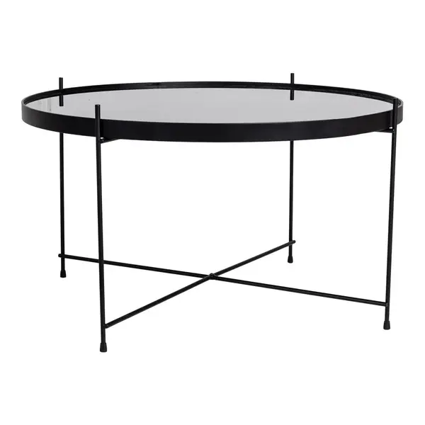 Masuta de cafea VENICE BLACK Ø70 x 40 - Default Title