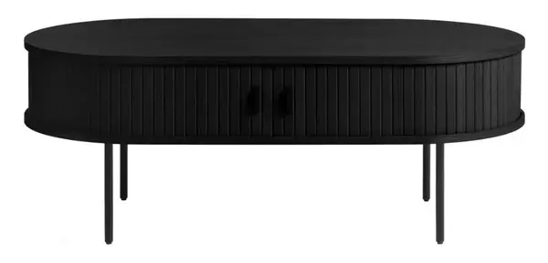 Masuta de cafea VOLAND 120 x 60 x 45 CM - Negru