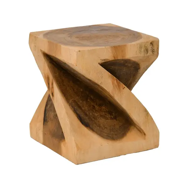 Masuta laterala, Rektan, Natural, 35x35x40 cm