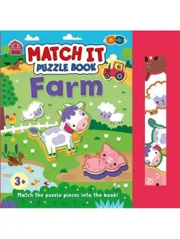 Match It Puzzle Book - Farm, Hardback/***