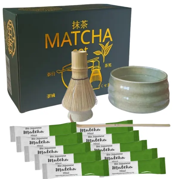 Matcha Experience Set – Set tradițional japonez cu 10 porții Matcha Hisui