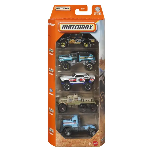 MATCHBOX SET 5 MASINUTE METALICE MBX OFF ROAD II SCARA 1 LA 64