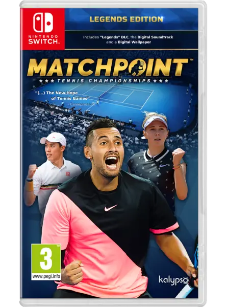 Matchpoint Tennis Championships Legends Edition PlayStation 5|Xbox Series S/X|PlayStation 4|Nintendo Switch|PC|Xbox One