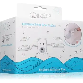 Matchstick Monkey Bathtime Scale Polar Bear joc de echilibru pentru cadă