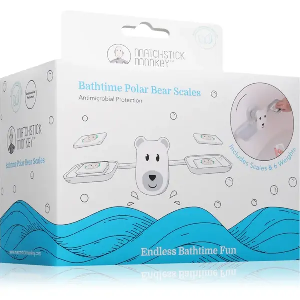 Matchstick Monkey Bathtime Scale Polar Bear joc de echilibru pentru cadă 12m+ 1 buc