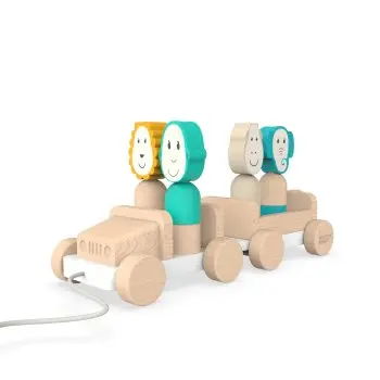 Matchstick Monkey Safari Jeep jucărie de tras