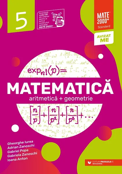 Matematică. Aritmetică, geometrie. Clasa a V-a. Standard