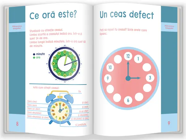 Matematica practica: masurarea timpului si banii |