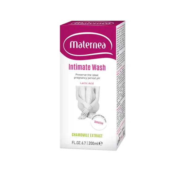 Maternea Gel pentru spalare intima cu acid lactic - Chamomile Extract, 200ml