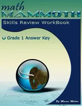 Math Mammoth Grade 1 Skills Review Workbook Answer Key, Paperback/Maria Miller