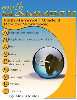Math Mammoth Grade 3 Review Workbook, Paperback/Maria Miller