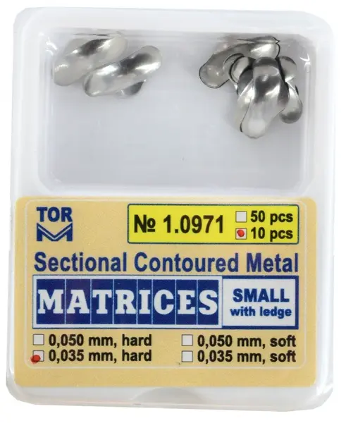 Matrici metalice sectionale 0.035mm cu bordura - 10 bucati TorVM