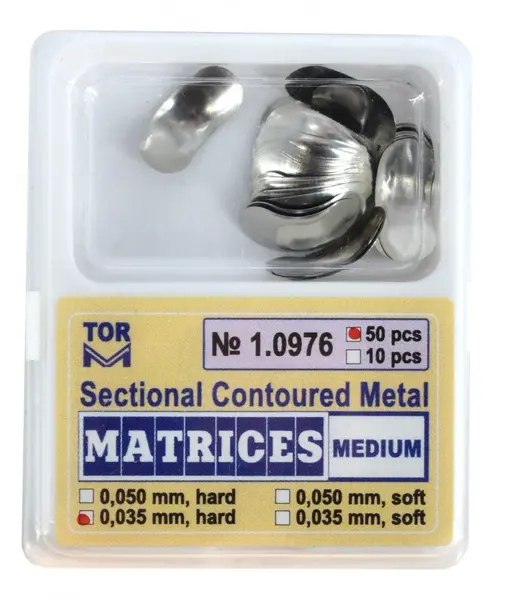 Matrici metalice sectionale 0.035mm cu bordura - 50 bucati TorVM