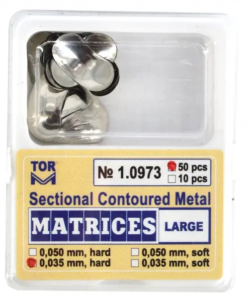 Matrici metalice sectionale 0.035mm cu bordura - 50 bucati TorVM